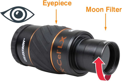 Celestron 1.25 inch Moon Filter - Suitable for Lunar Observation, Extra...