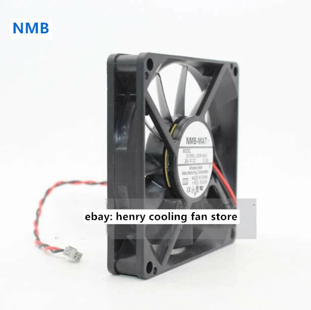 NMB 3106KL-05W-B40 DC24V 0.12A 80*80*15mm 2pin Slim Cooling fan Ball bearing