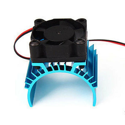 Aluminum Heat sink with 5V Cooling Fan for RC 1/10 Car 540 550 3650 Size Motor B