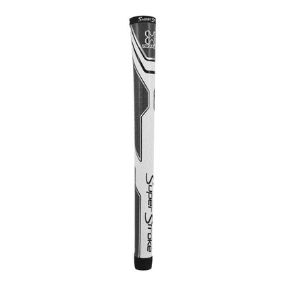 SuperStroke Traxion Tour Golf Club Grip, Midsize, White/Gray