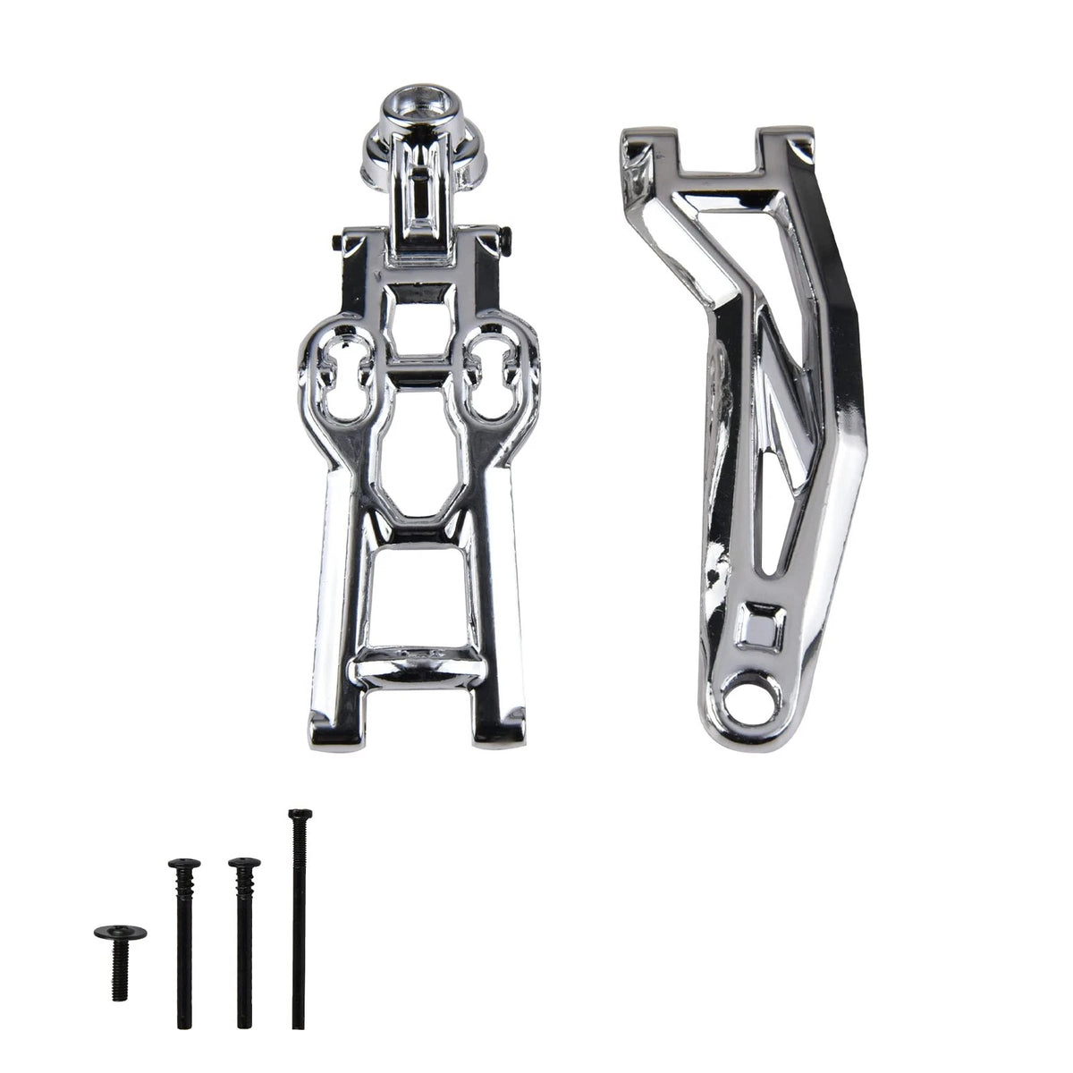 Hosim RC Car Rear Rocker Arm Parts FY-JSB02-S JS-04 X08 X07 Small, Silver
