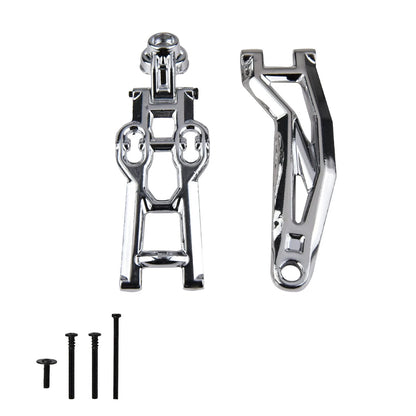 Hosim RC Car Rear Rocker Arm Parts FY-JSB02-S JS-04 X08 X07 Small, Silver