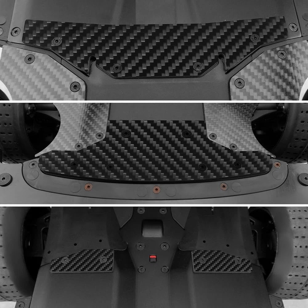 MORLORDY RC Chassis Armor Protector Carbon Fiber Skid Plate for ARR- ma 1/7...
