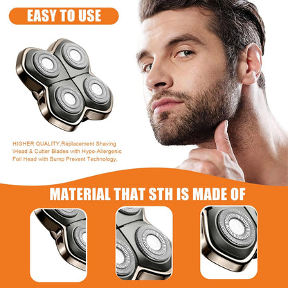 Replacement Blade Shaver PRO 2 Head for Electric Compatible with 2pack