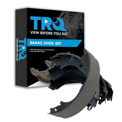 TRQ Rear Brake Shoes Compatible with 2009-2013 Chevrolet Silverado 1500 GMC...