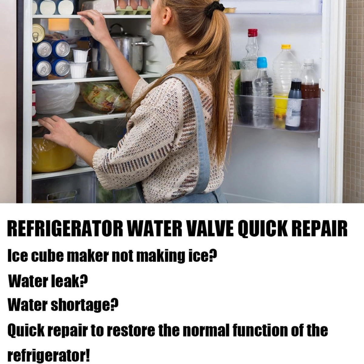 Durable WR57X10033 Refrigerator Water Inlet Valve For GE For Kenmore HOT.POINT