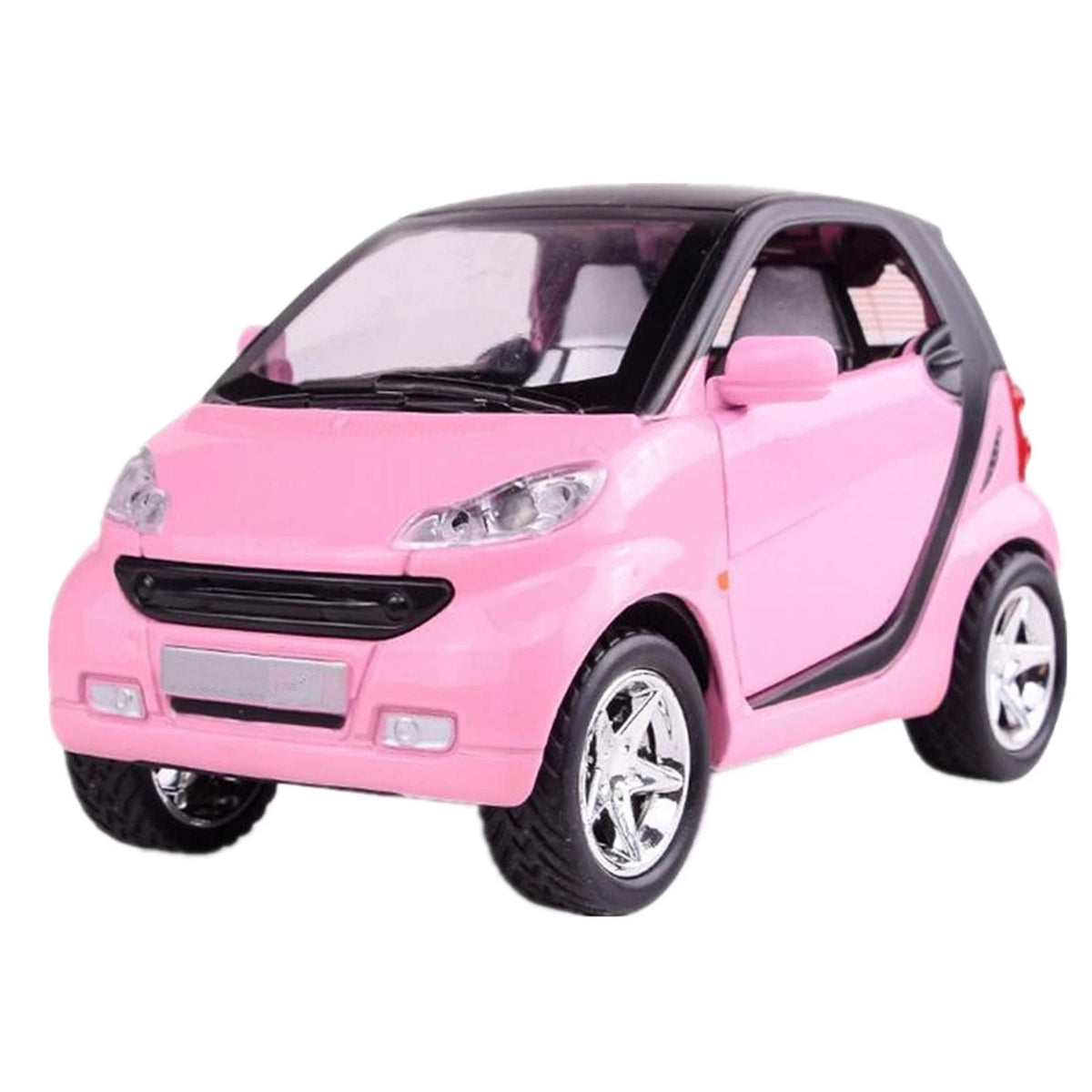 1:32 Model Car Toy Vehicle Kids Gifts With Sound&Light For Smart ForTwo Pink