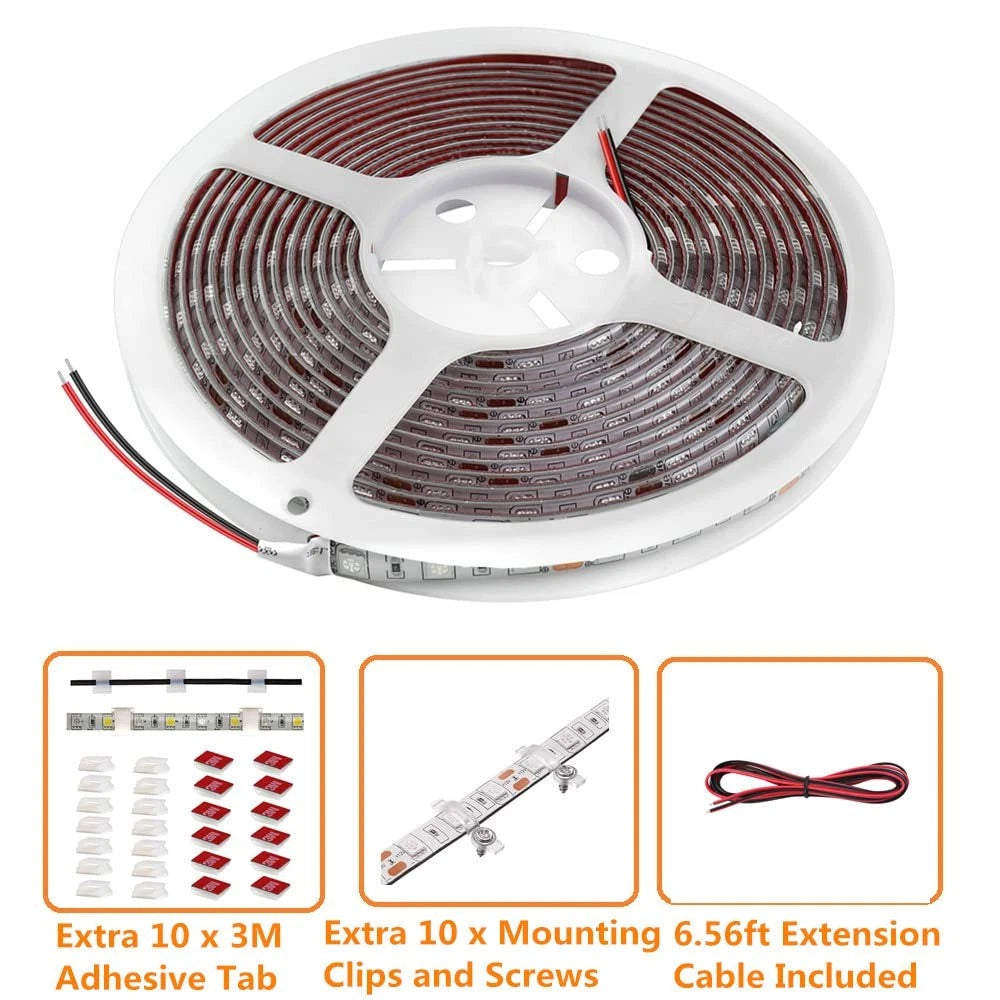 LED Boat Strip Lights, 32.8FT Marine Pontoon Led 32.8 feet, Green