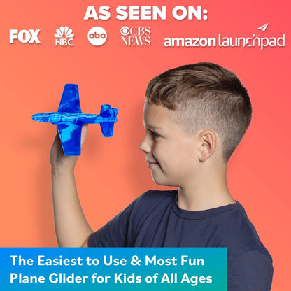 Airplane Toy Foam Airplanes for Kids - Best Summer Gift Boys Small, Blue