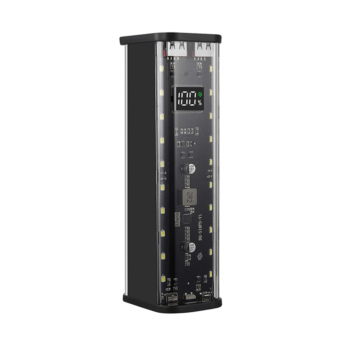 Portable DIY Charger 22.5W PD Fast Charge 3 Devices Simultaneous LED Display
