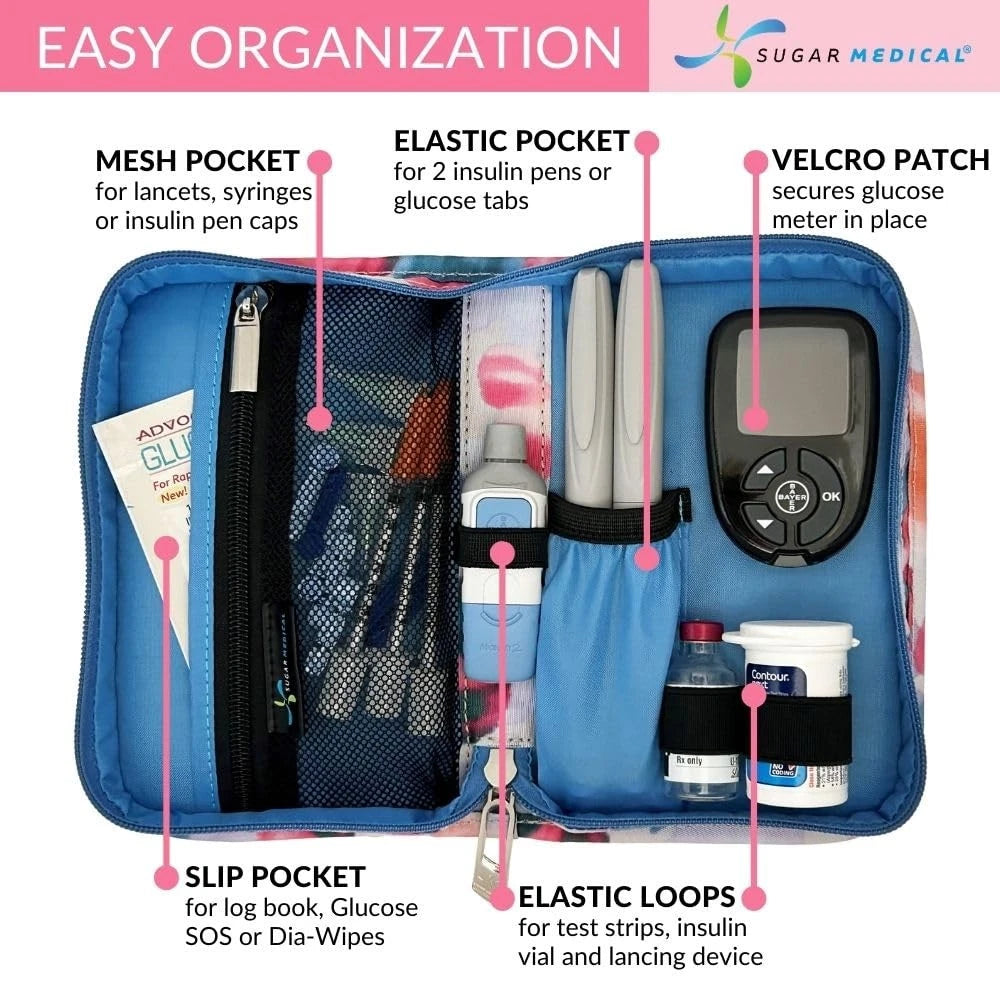 Sugar Medical Diabetes Supply Case | Supplies Travel Medium, Addison