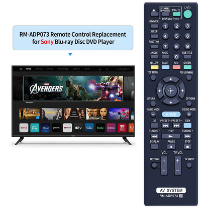 RM-ADP073 Remote Control For Sony DVD BDV-E490 BDV-E190 BDV-E290 BDV-NF620