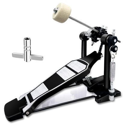 Bass Drum Pedal,Double Pedal Mount Double Chain Drive Foot Single