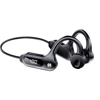 Bone Conduction Headphones Stable Transmission  LED Digital Screen Work