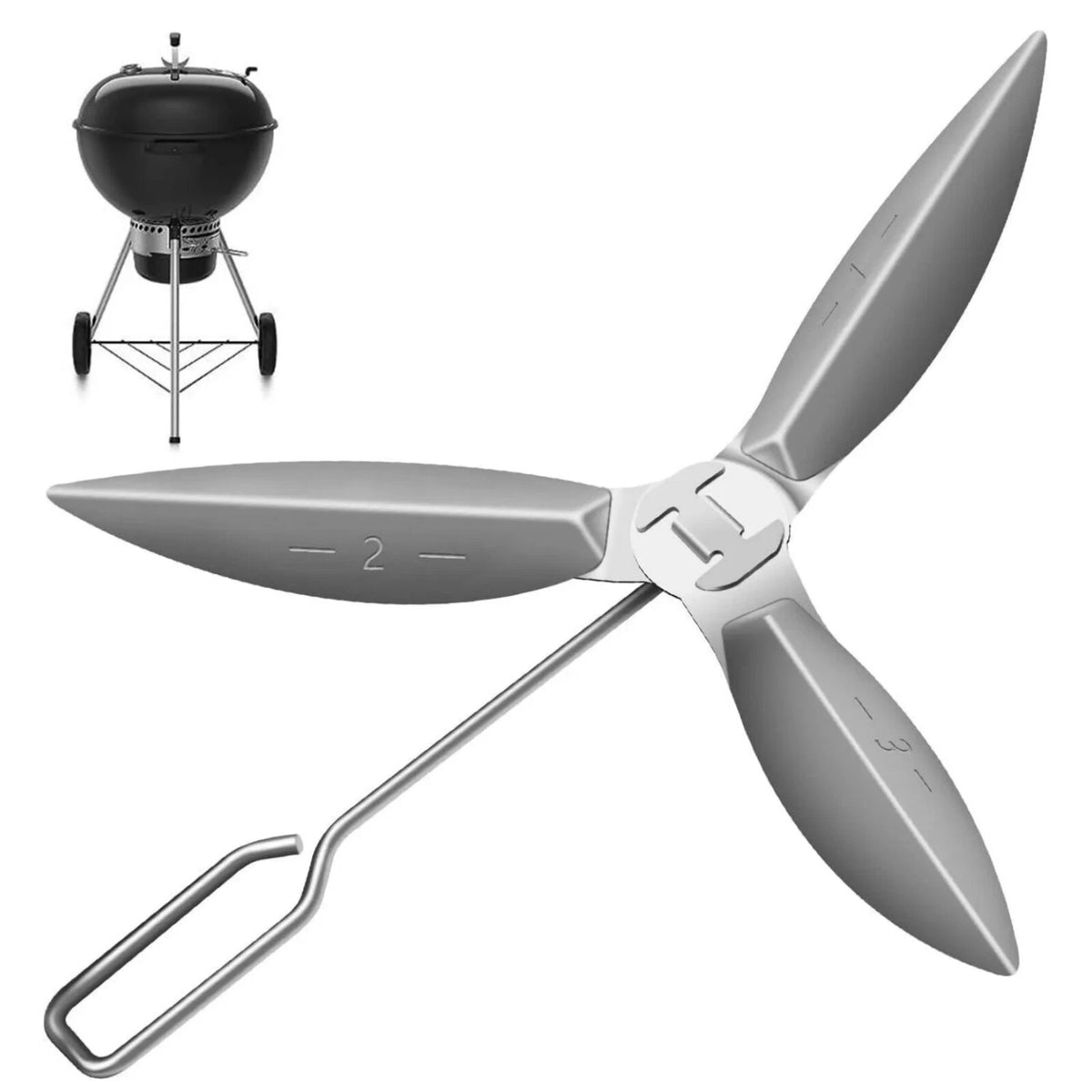 18-1/2-Inch One-Touch Cleaning System Kit For Weber Grill 307408 Repair Part