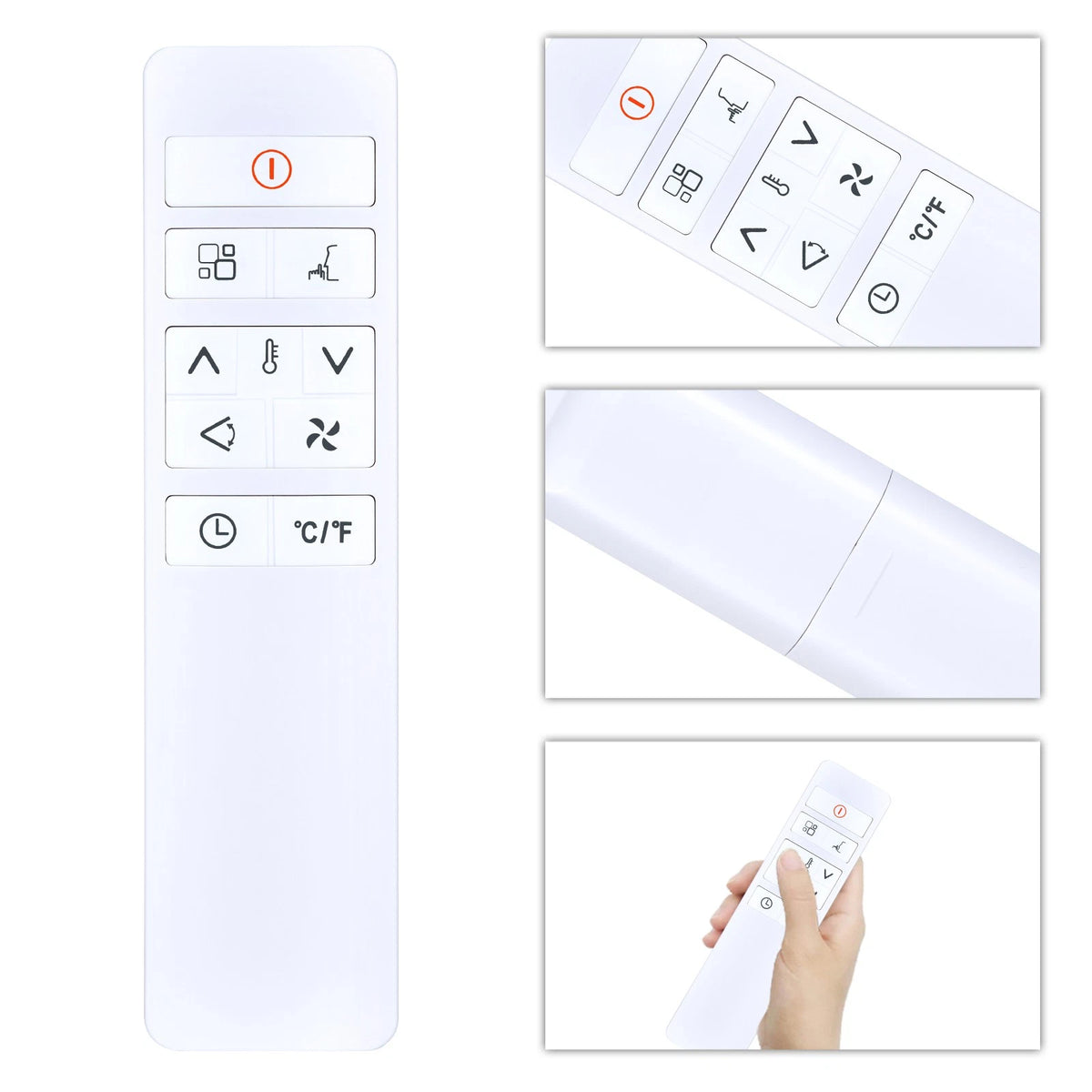 Remote Control For VAGKRI Portable Air Conditioners VA-AC04