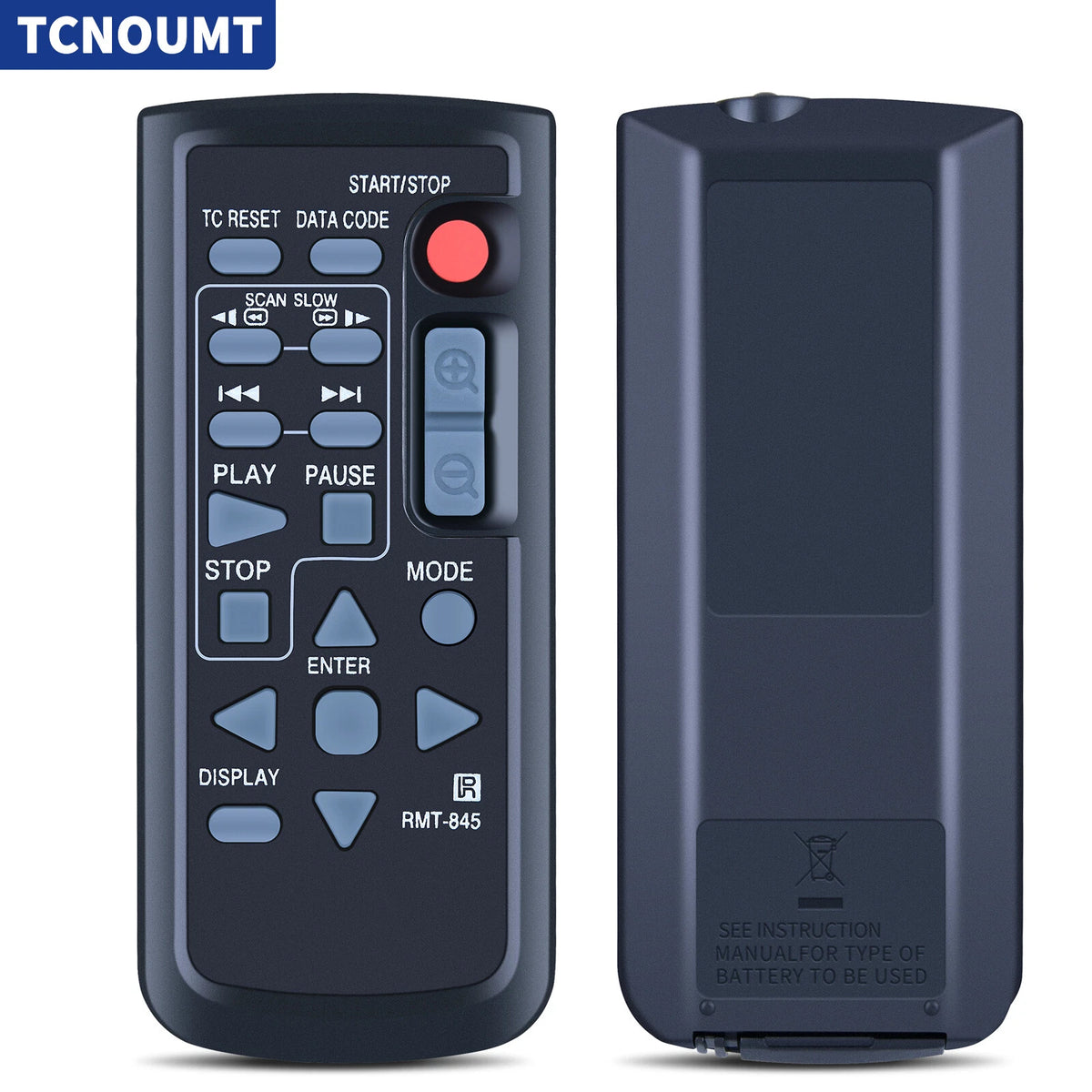RMT-845 RMT845 Wireless Remote Control For Sony Cameras Camcorder -Black