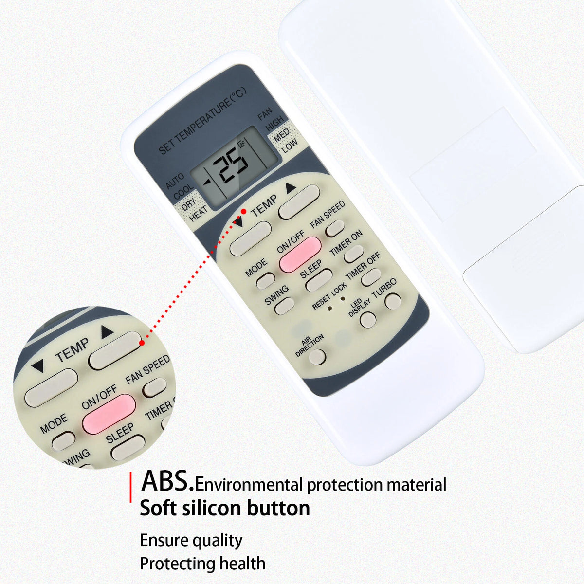 R51M/E Remote Control For MIDEA Air Conditioner R51L1/BGE R51l5/BGE