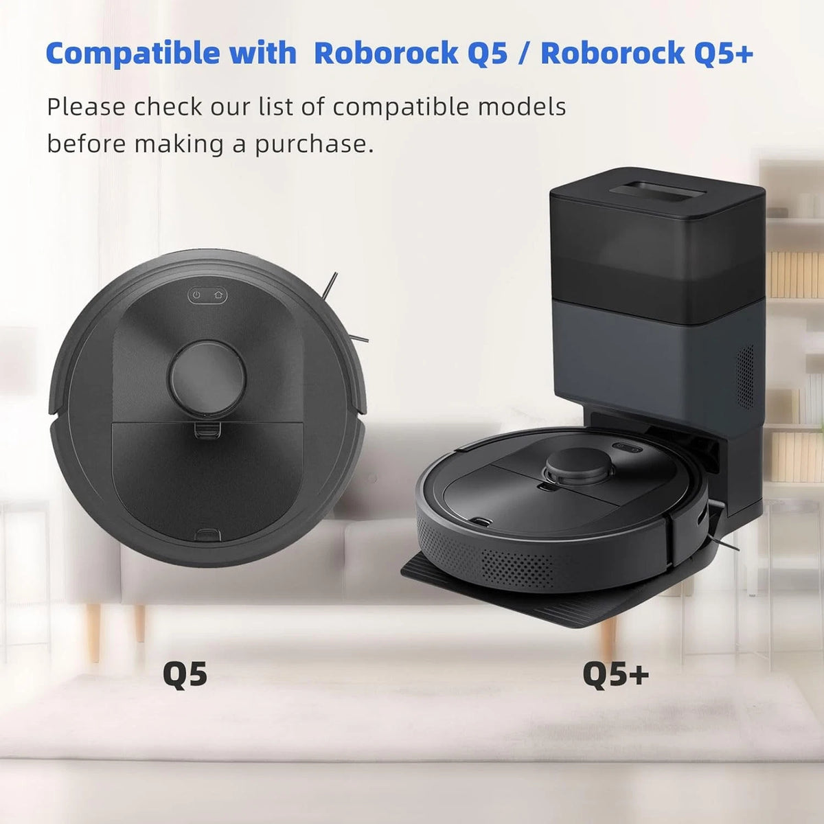 Compatible for Roborock Q5 Replacement Parts, Q5+, Plus Robot Set1