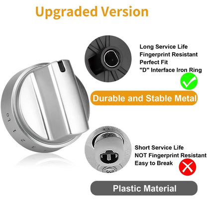 High Quality 5PCS Control Knob for GE Gas Range Stove Replacement Part