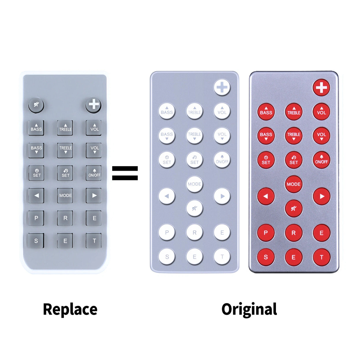 Replacement Remote Control For Geneva Sound System Model S DAB+