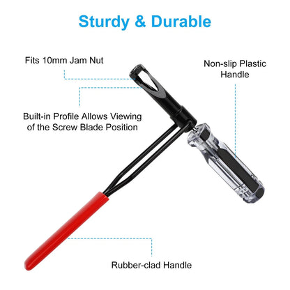 10mm Valve Adjustment Tool for Jam Nut Slotted Stud for Honda & Toyota Engines