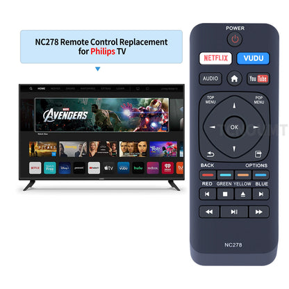 NC278 NC278UL Remote Control For Philips DVD Player BDP2501/F7A