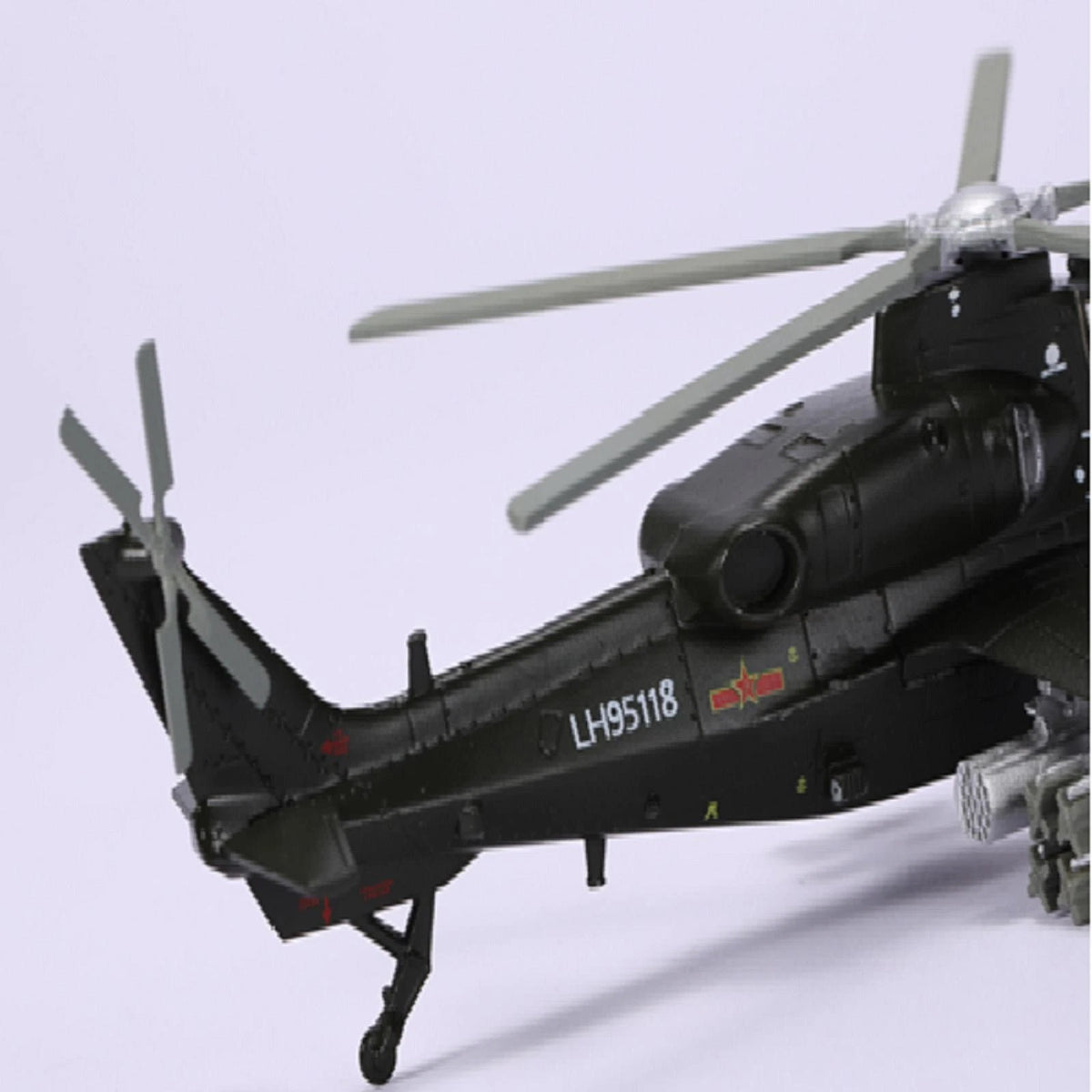 1/100 Chinese Armed WZ-10 Helicopter Model Military Plane Collection Souvenir D