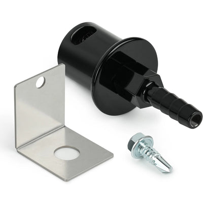 Fuel Tank Vent Rollover Valve Kit 19-174 For Holley Sniper EFI Upgrade Black