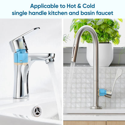 HAIRAIN Faucet Cartridge Replacement Diameter 40mm Double Sealing with Blue