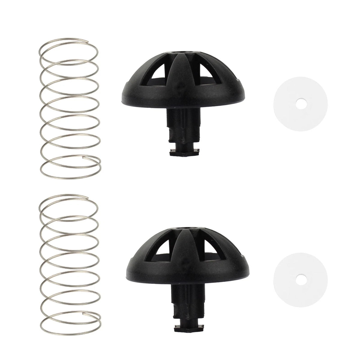 Coffee Machine Brew Basket Bottom Spring Loaded Stopper Kits 2 Pcs