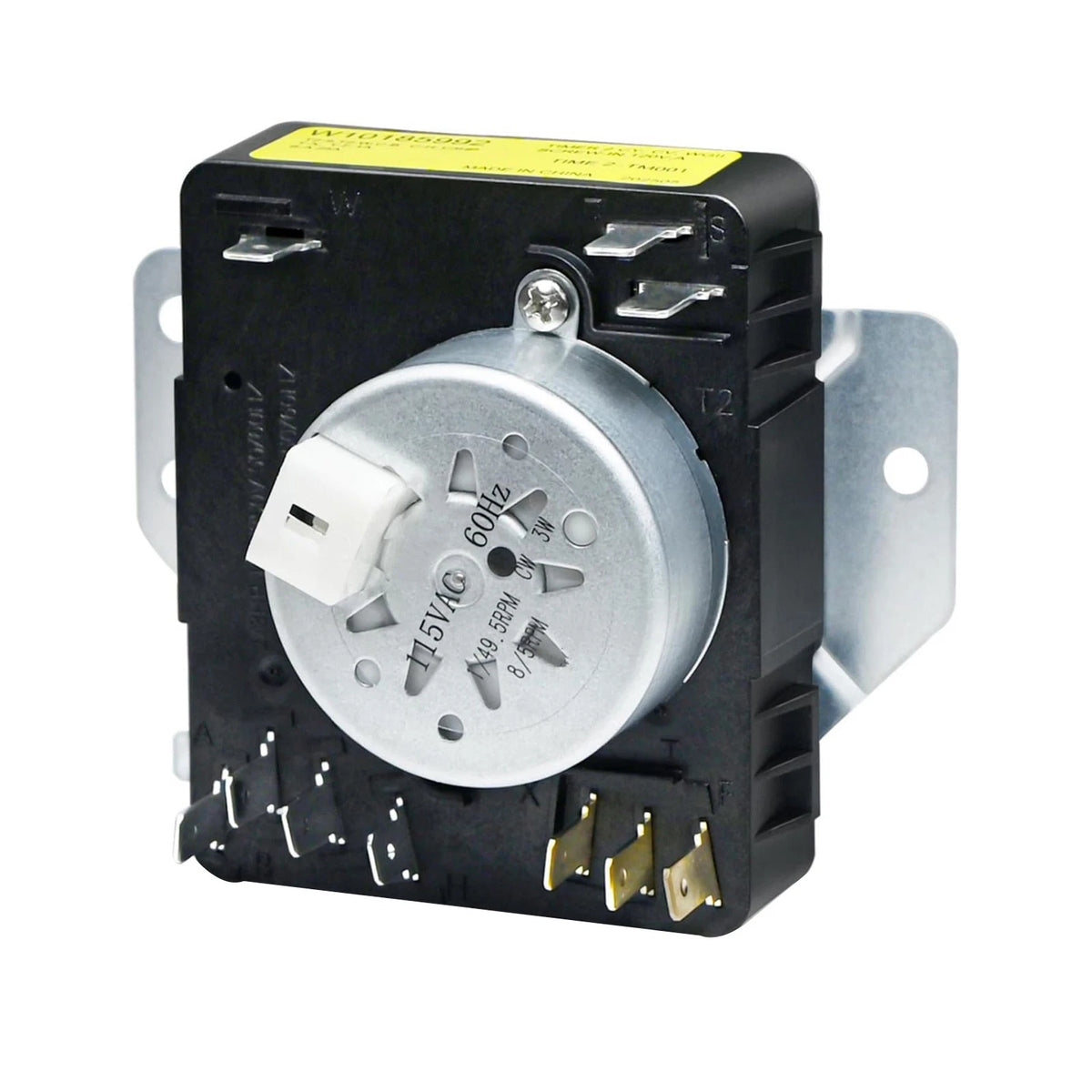 W10185992 Dryer Timer Easy Installation Fits 50+ Models Metal+Plastic