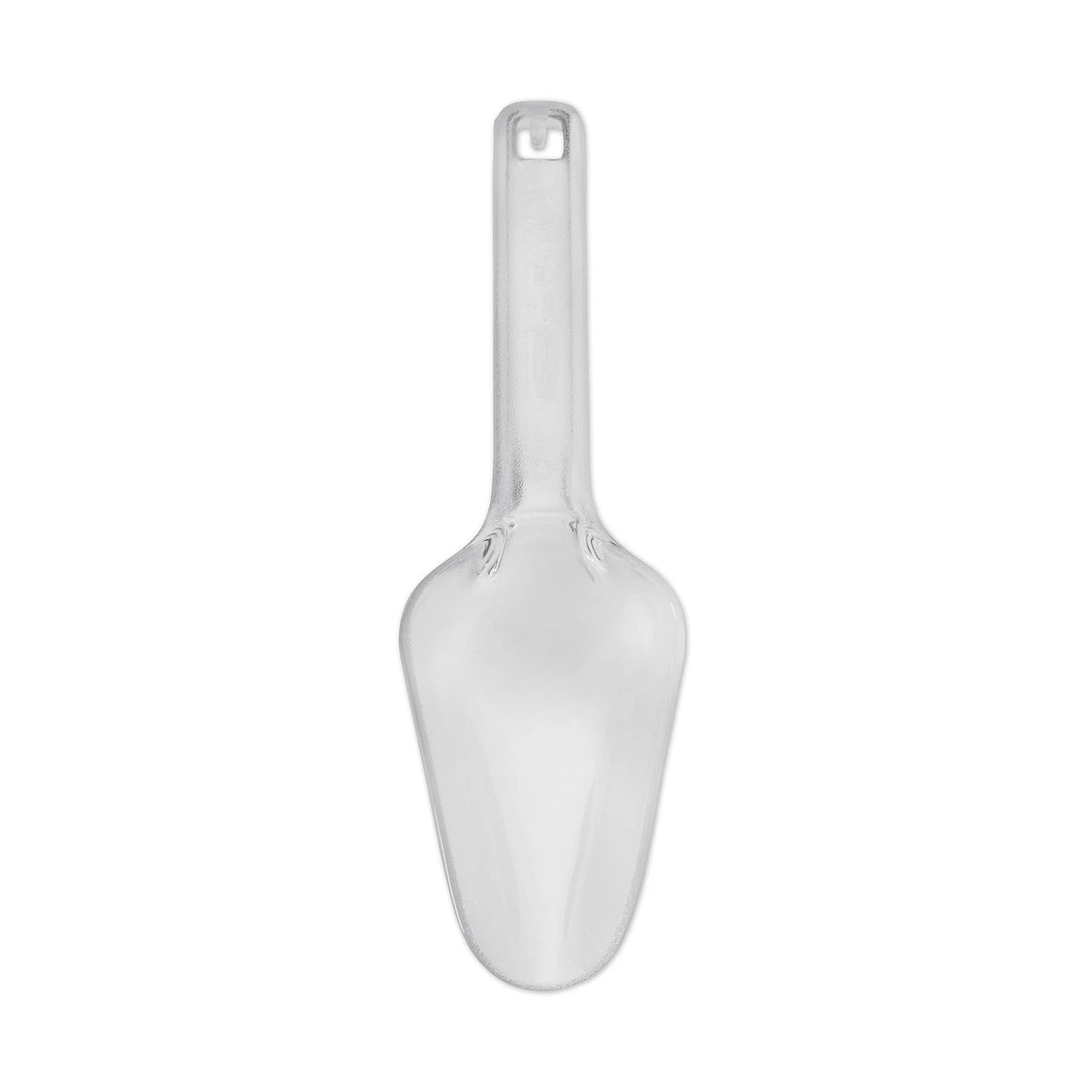 Rubbermaid Commercial Products Plastic Utility Ice Scooper, 6-Ounce, Clear