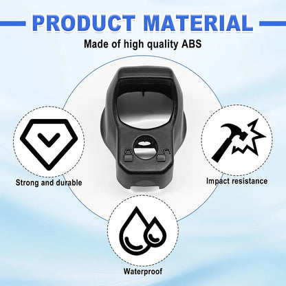 Backup Camera Bezel Trim Rear View Cover Case Black Aluminum Wheels...