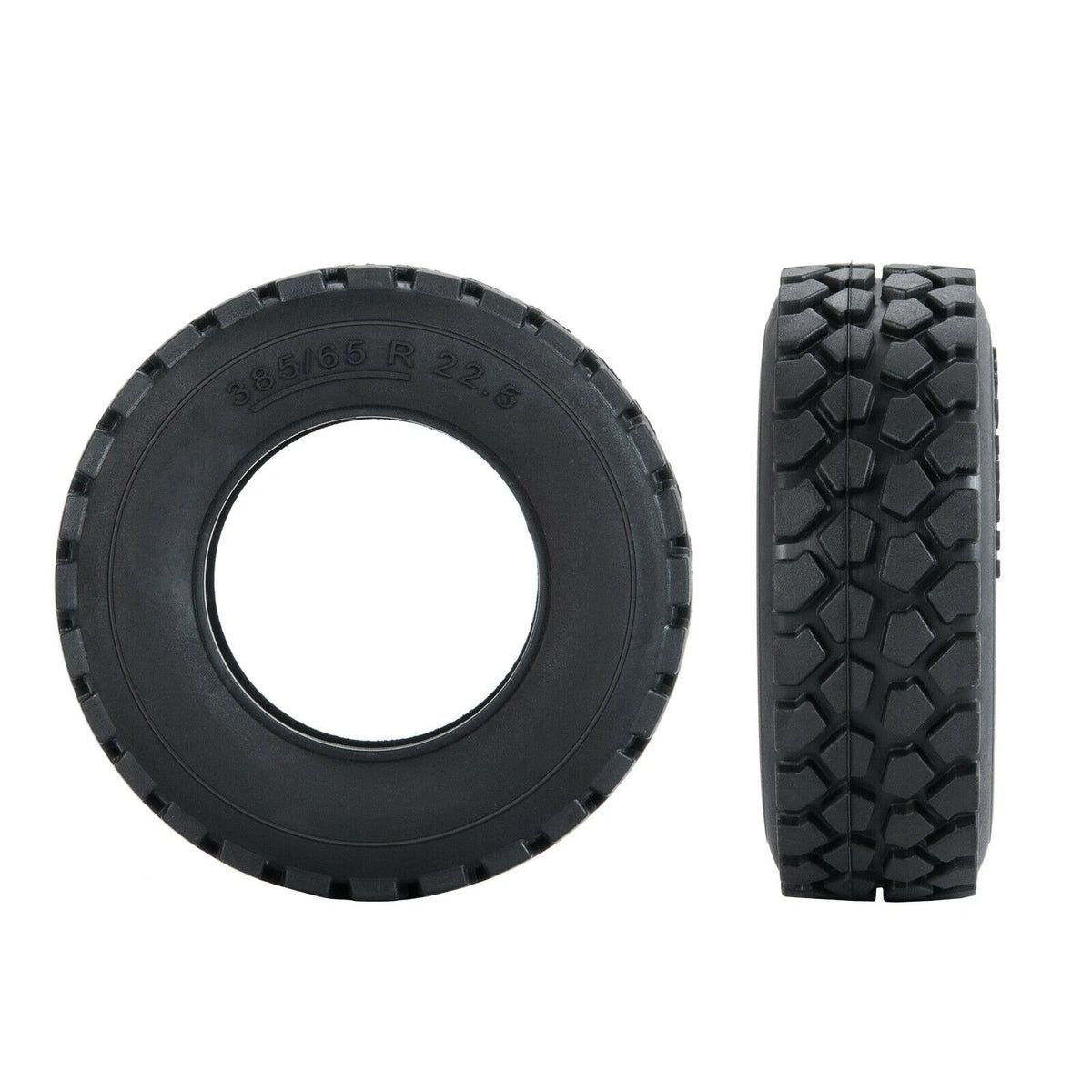 4* Rubber Tires Tyres For Tamiya 1/14 RC Tractor Truck Car Repair Parts