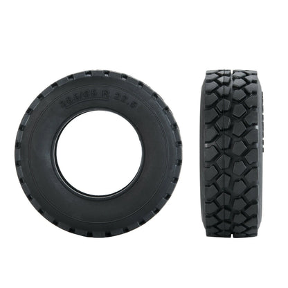 4* Rubber Tires Tyres For Tamiya 1/14 RC Tractor Truck Car Repair Parts