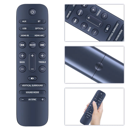 For TCL 405001267 TS9030 Alto 9+ 3.1 Dolby Atmos Sound Bar Remote Control