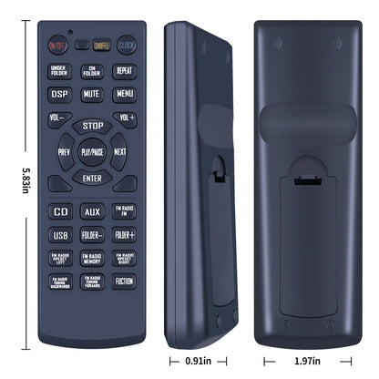 Remote Control For Yamaha Bookshelf CD Receiver CRX-330 WQ45460 MCR-330 MCR-230