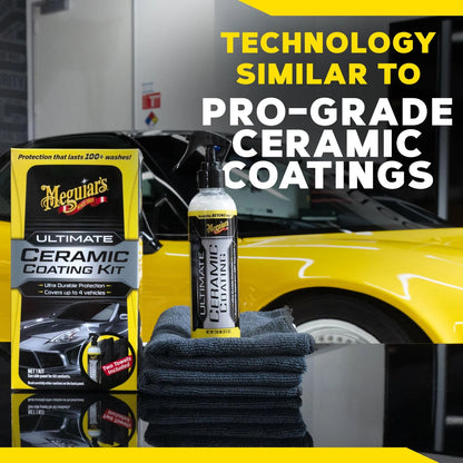 Meguiar's Ultimate Ceramic Coating Kit 8 Fl Oz (Pack of 1), As Shown