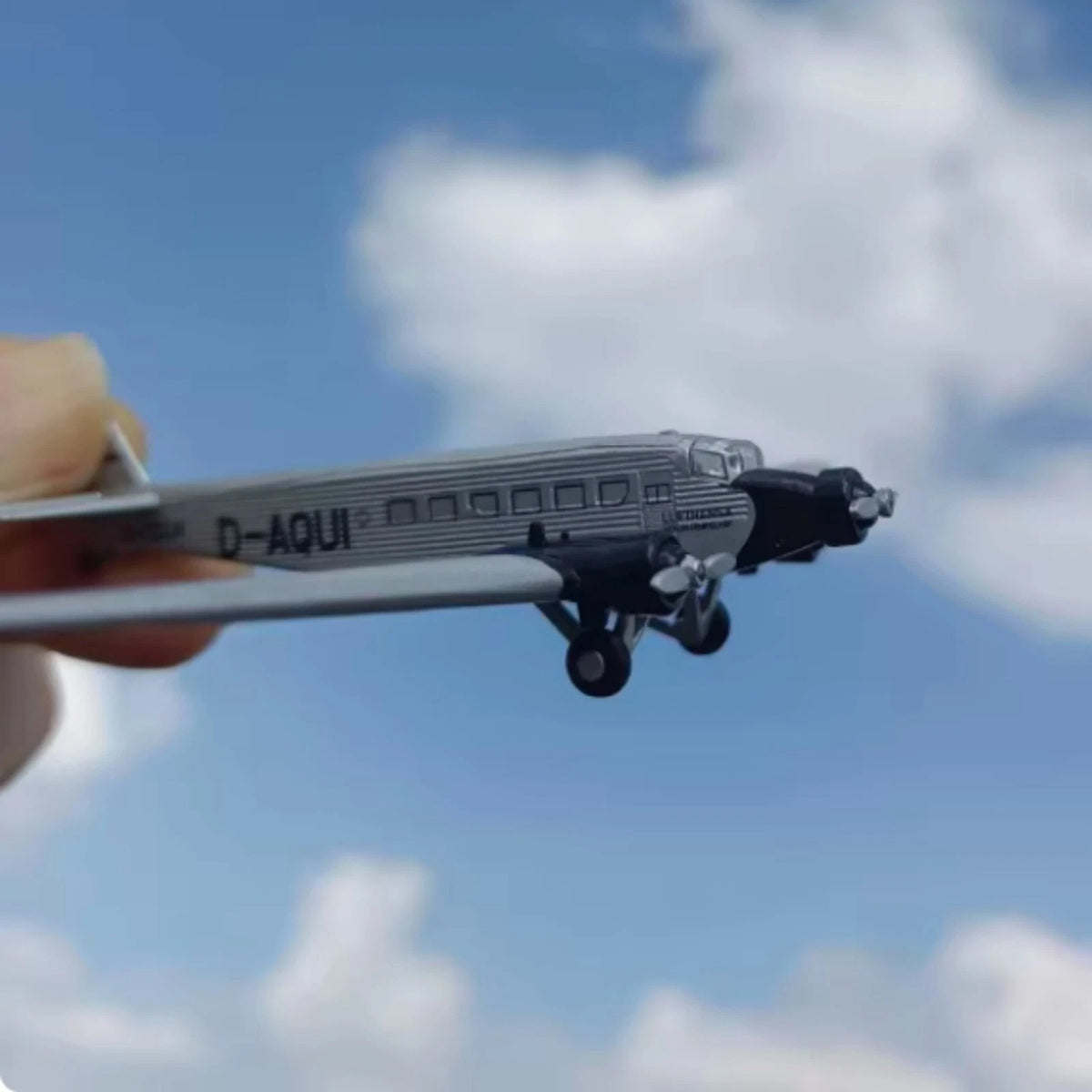 1/250 WWII Germany Junkers Ju 52 Aircraft Finished Prototype Military Model
