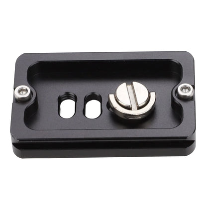 60mm Camera Quick Release Plate, QR Small Plate,Metal Universal 60MM, Black