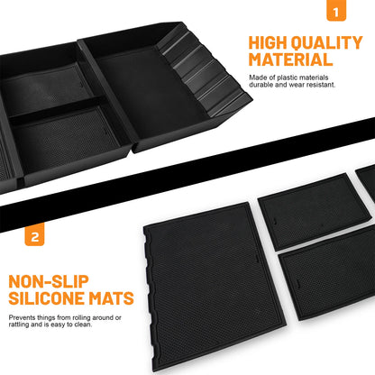 Floor Center Console Organizer for Tesla Cybertruck 2024