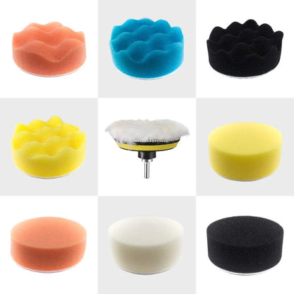 CANOPUS Buffing Pads, Polishing Pad Kit, Buffer for Car Detailing, 11 Pieces