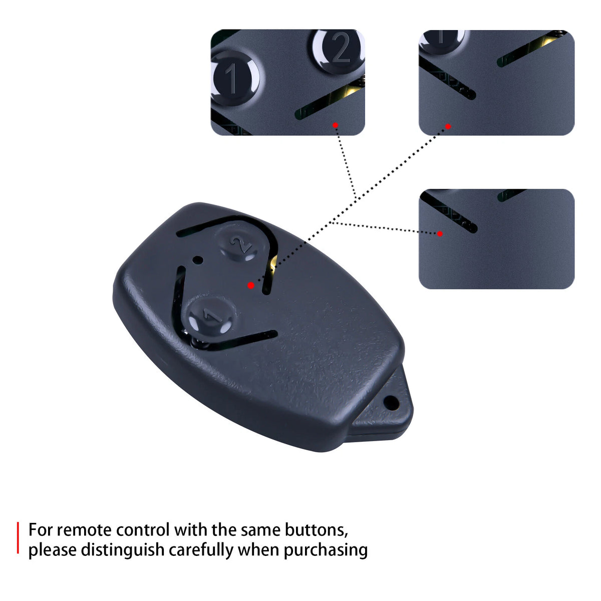 Replacement Remote Control For Rossi 433.92Mhz Rolling Code