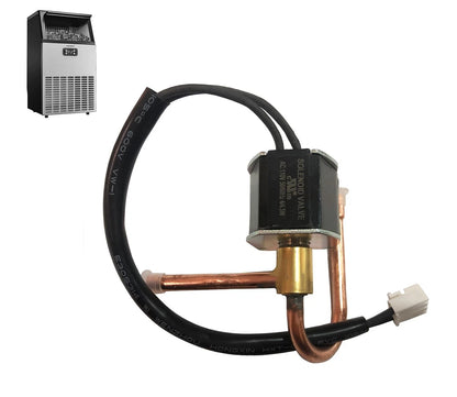Ice-Harvesting Electro-Magnetic Valve (Solenoid Valve) 3.9×3.5×1.8, Black