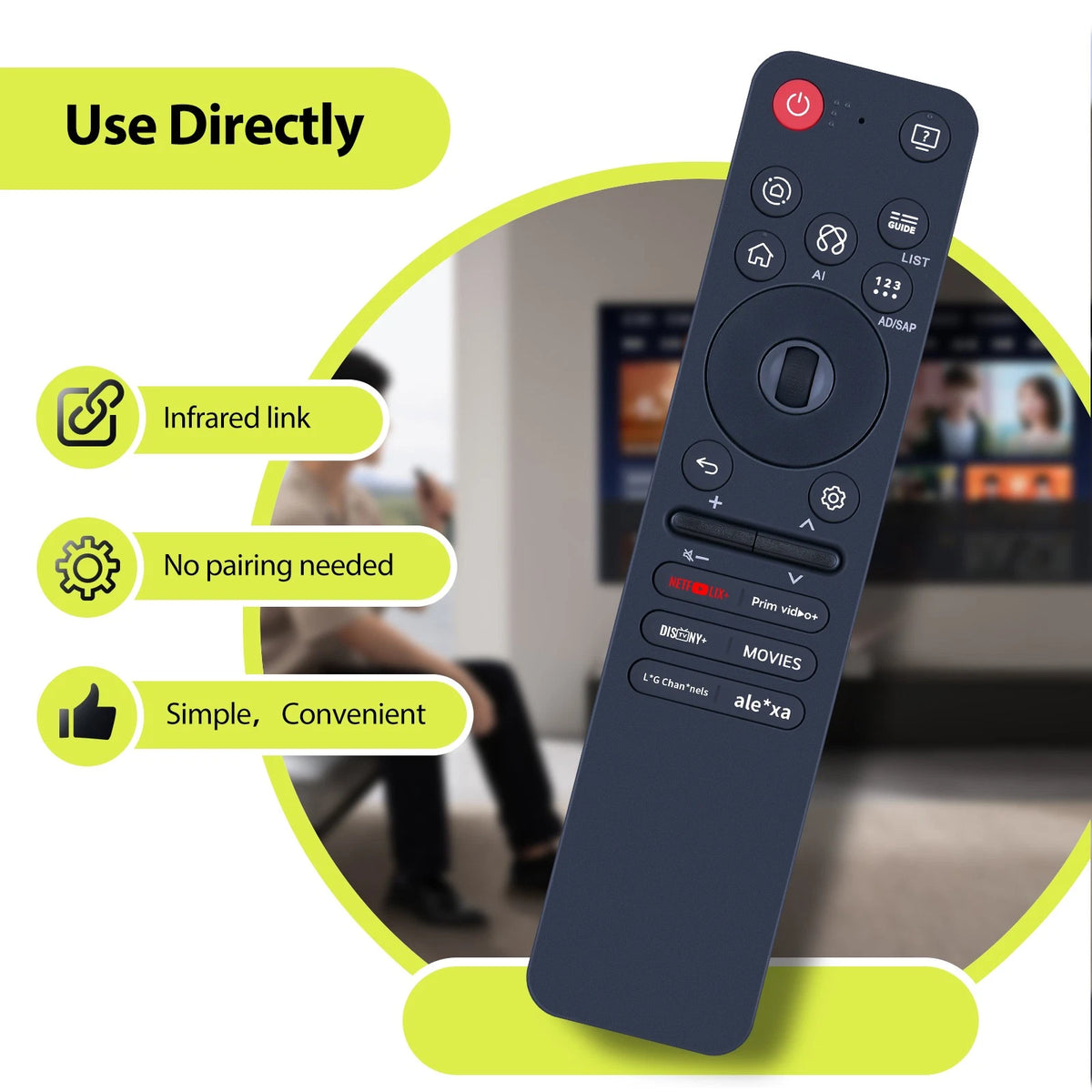 MR25GA AKB76046605 For LG 2025 TV Magic Voice Remote Control AKB76046602