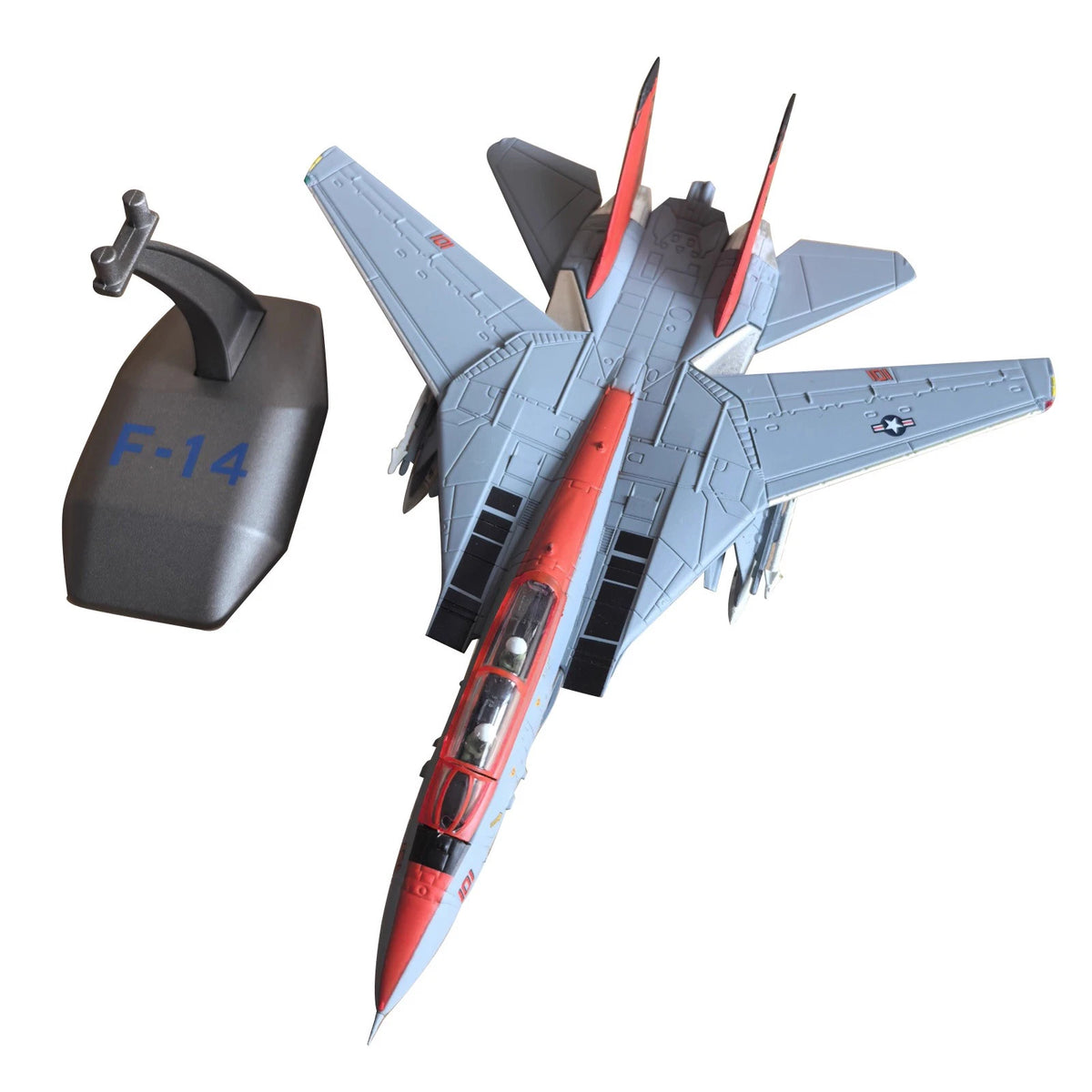 For US Navy VF-101 Grim Reapers Grumman F-14 Tomcat 1:100 Scale Fighter Model
