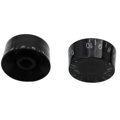 AITAIYA 4pcs Black LP Electric Guitar Knobs and Bass Speed