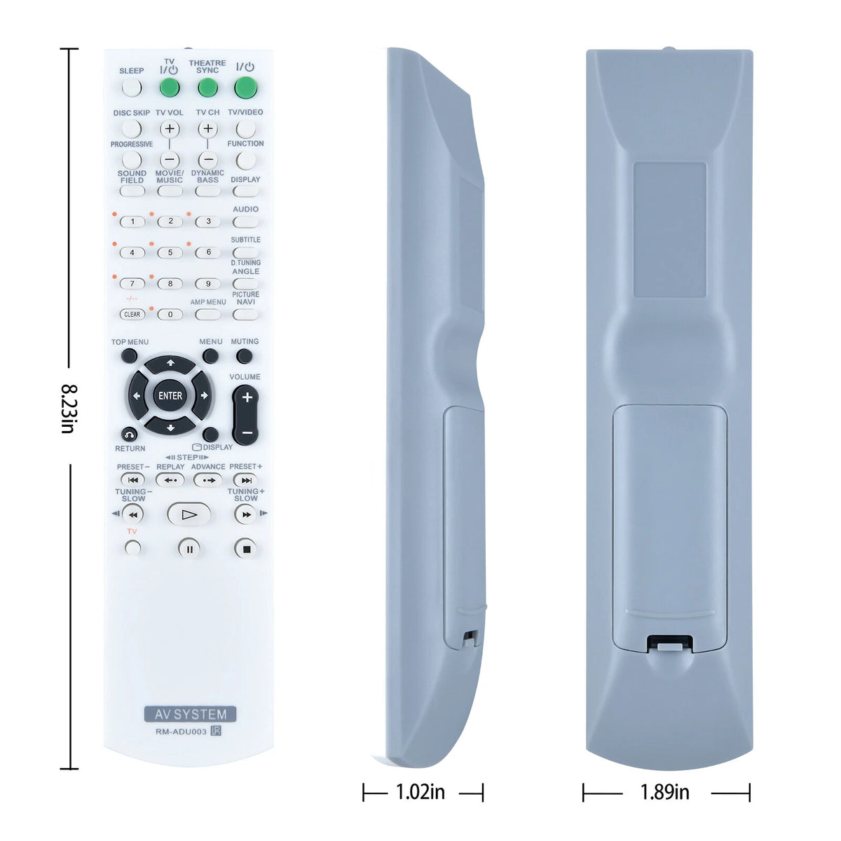 RM-ADU003 Remote Control For Sony AV System DAV-DX255 DAV-DX315 DAV-DZ110