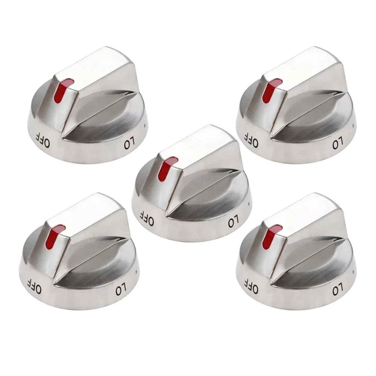 5Pcs DG64-00473A Gas Stove Top Burner Dial Knob Range Oven For Samsung